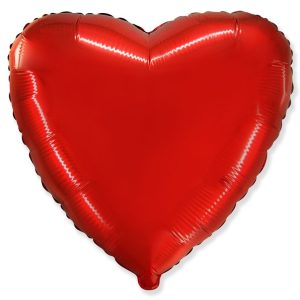 GLOBO FOIL CORAZÓN ROJO 45/70CM