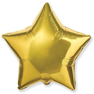 GLOBO FOIL ESTRELLA DORADO 45/70CM