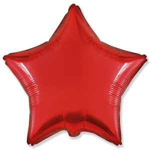 GLOBO FOIL ESTRELLA ROJO 45/70CM