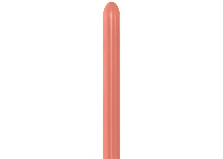Globo Latex 260 Dorado Rosa Metal Penguins