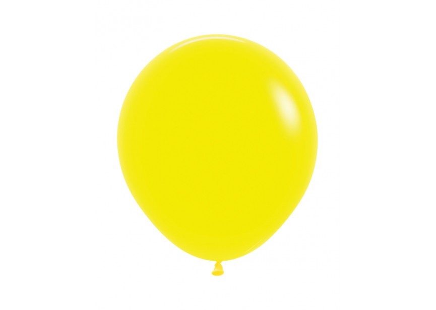 Globo Latex R18 Amarillo Penguins