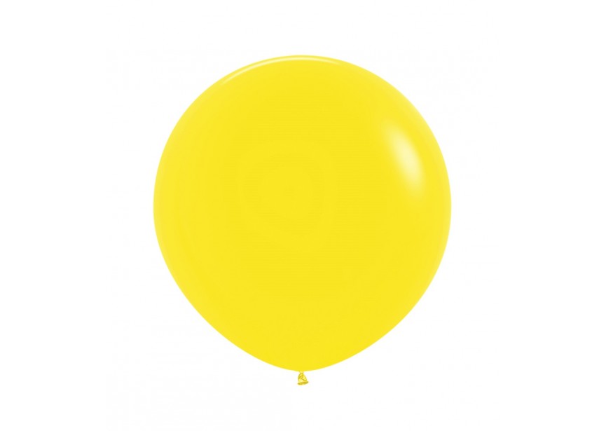 Globo Latex R24 Amarillo Penguins