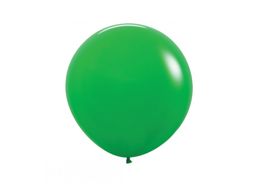 Globo Latex R24 Verde Trébol Penguins