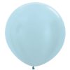 Globo Latex R36 Azul Satin Penguins