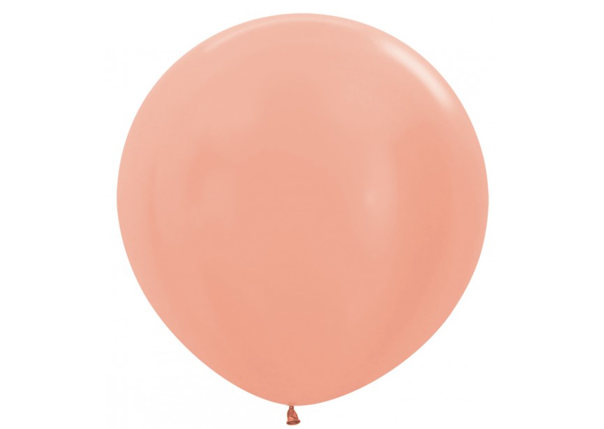 Globo Latex R36 Dorado Rosa Metal Penguins