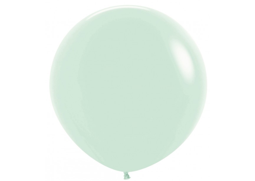 Globo Latex R36 Verde Pastel Mate Penguins