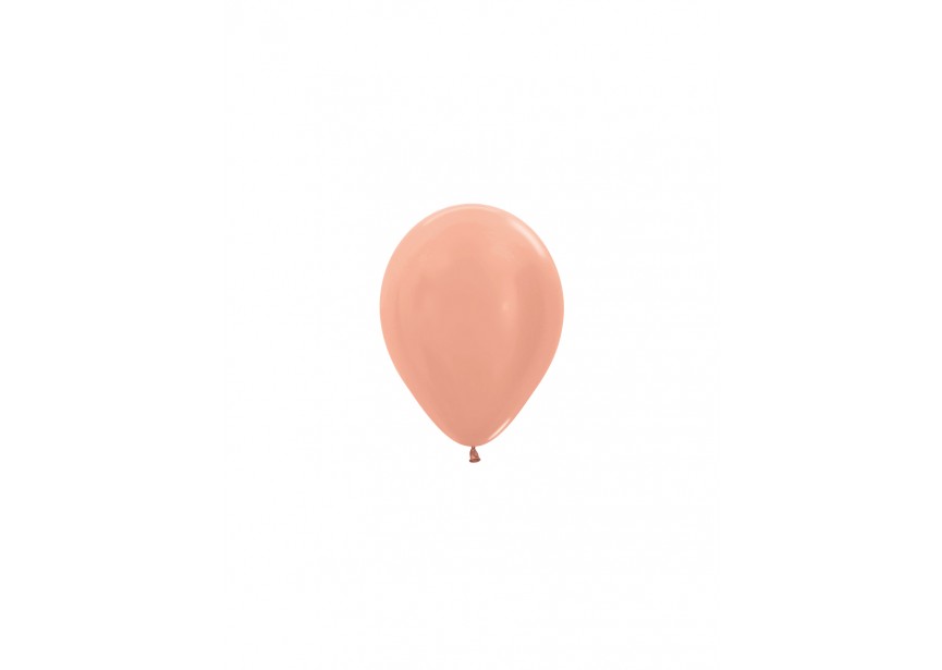 Globo Latex R5 Dorado Rosa Metal Penguins