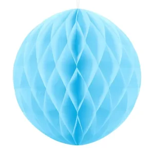 Bola nido de abeja 10/20/30cm Azul Cielo