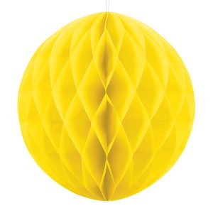 Bola nido de abeja 10/20/30cm Amarillo