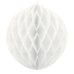 Bola nido de abeja 10/20/30cm Blanco