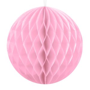Bola nido de abeja 10/20/30cm Rosa Claro