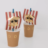 Vasos Piratas con Pajita Penguins (5)