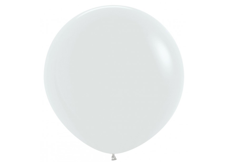 Globo Latex R36 Blanco Penguins