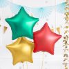 Globo foil estrella 48cm verde Penguins (2)