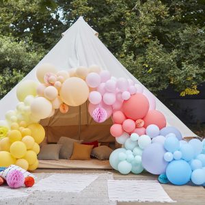 KIT GLOBOS Y HONEYCOMBS COLORES