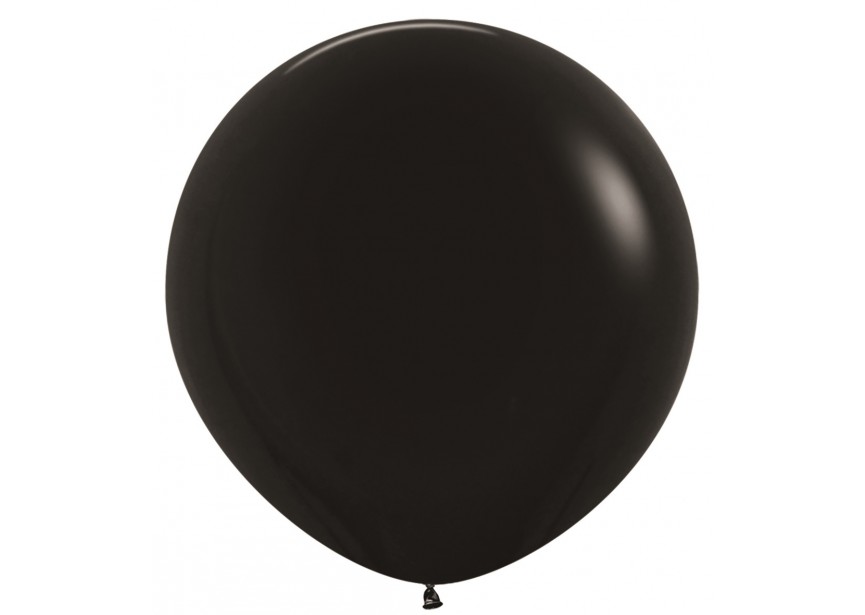 Globo Latex R36 Negro Penguins