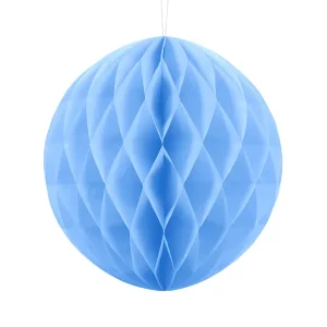 Bola nido de abeja 10/20/30cm color  azul claro