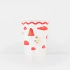 vaso Platos de setas mágicas en rojo y blanco : Merry Mushrooms
