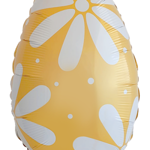 Globo Huevo de Pascua color Amarillo Pastel