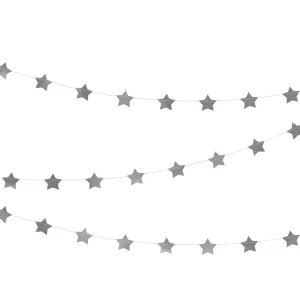 GUIRNALDA ESTRELLAS PLATA